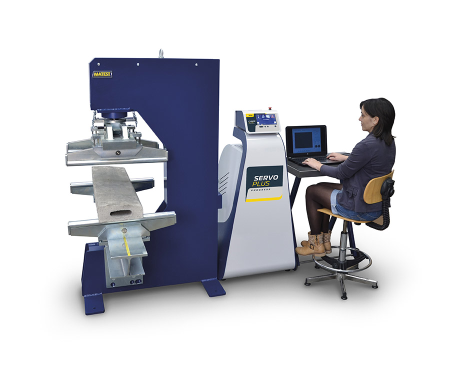 Concrete compression machine 1300 kN semi-automatic, Cyber Plus ...