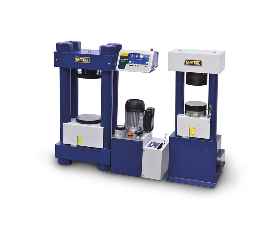 Concrete compression machine 1300 kN semi-automatic, Cyber Plus ...